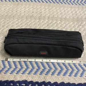 Tumi Black Zipper Pencil Case